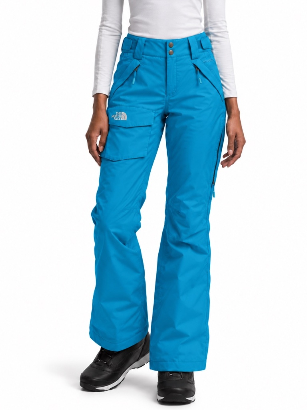 The North Face Freedom HyVent Turquoise Ski Snow Pants Large